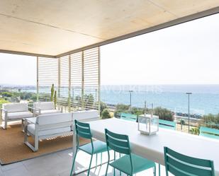 Terrace of Apartment to rent in Mataró  with Air Conditioner, Heating and Parquet flooring