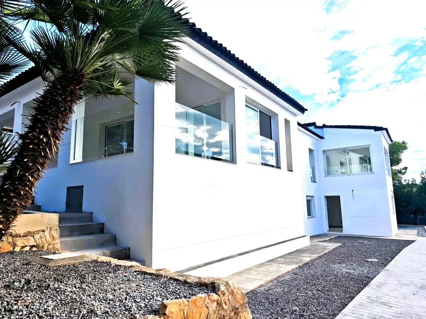 Vista exterior de Casa o chalet en venta en Altea con Calefacción, Terraza y Piscina