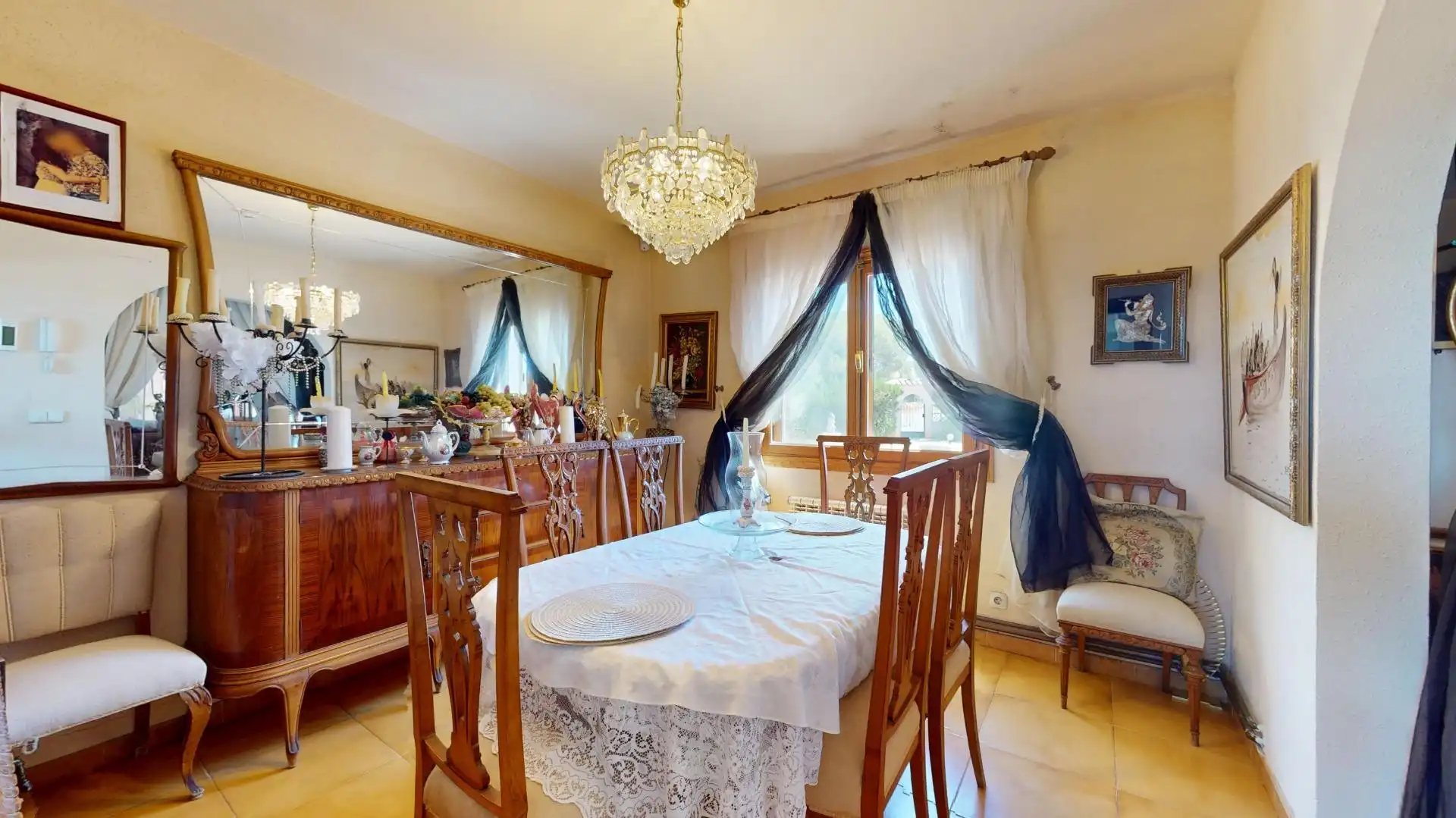 Comedor de Casa o chalet en venta en  Palma de Mallorca con Aire acondicionado, Calefacción y Jardín privado