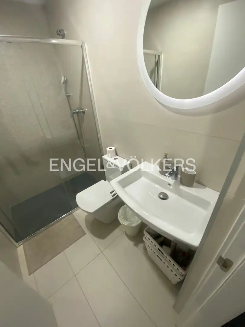 Bathroom of Flat for rent in Sitges  with Air Conditioner, Heating and Furnished
