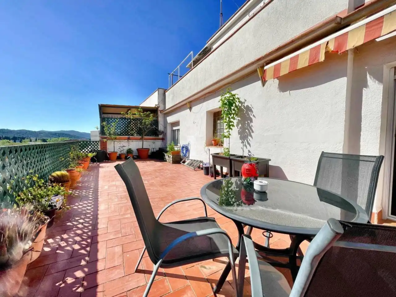 Terrasse von Dachboden zum Verkauf in Cerdanyola del Vallès mit Klimaanlage, Heizung und Parkett