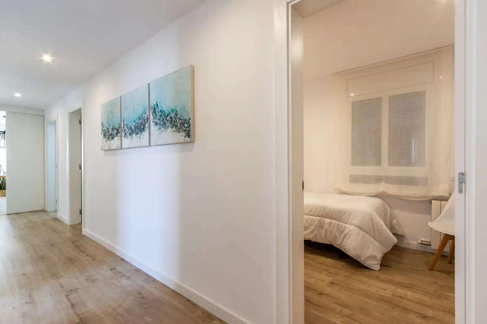 Wohnung zum Verkauf in Terrassa mit Klimaanlage, Heizung und Parkett