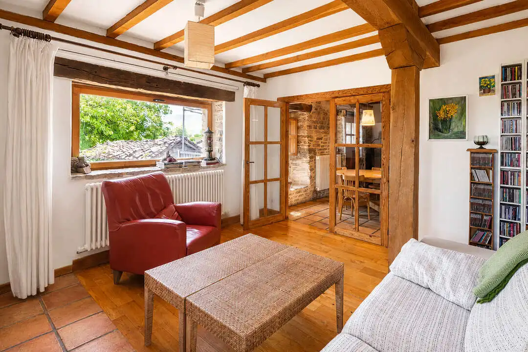 Sala de estar de Casa o chalet en venta en Ayala / Aiara con Aire acondicionado, Calefacción y Jardín privado