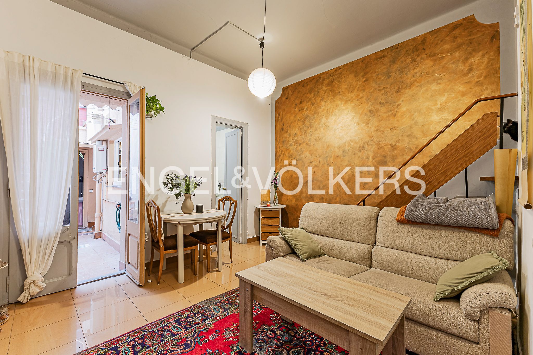 Living room of House or chalet for sale in  Barcelona Capital  with Heating and Terrace