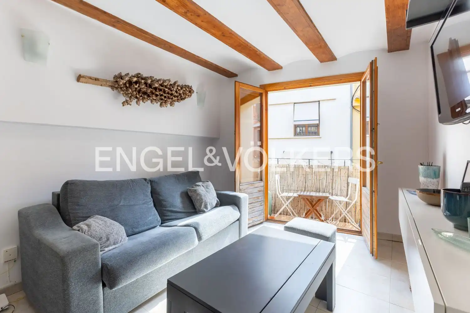 Living room of Flat for rent in Valencia  with Air Conditioner, Heating and Terrace