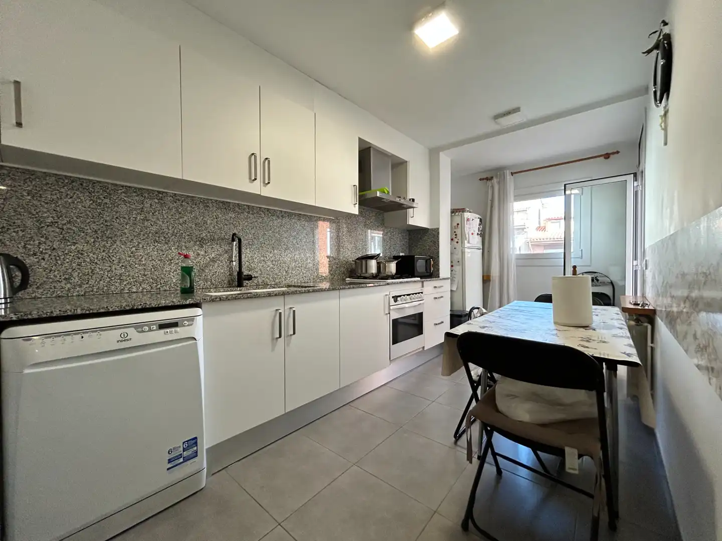 Kitchen of Flat for sale in Olot  with Heating, Terrace and Balcony