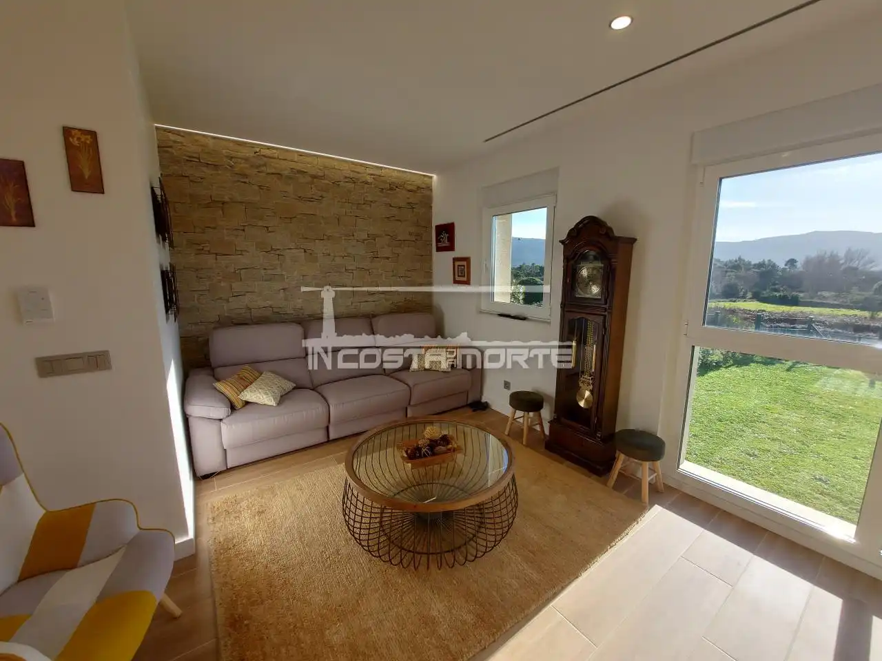 Living room of Houses for sale in Carnota  with Heating, Private garden and Terrace