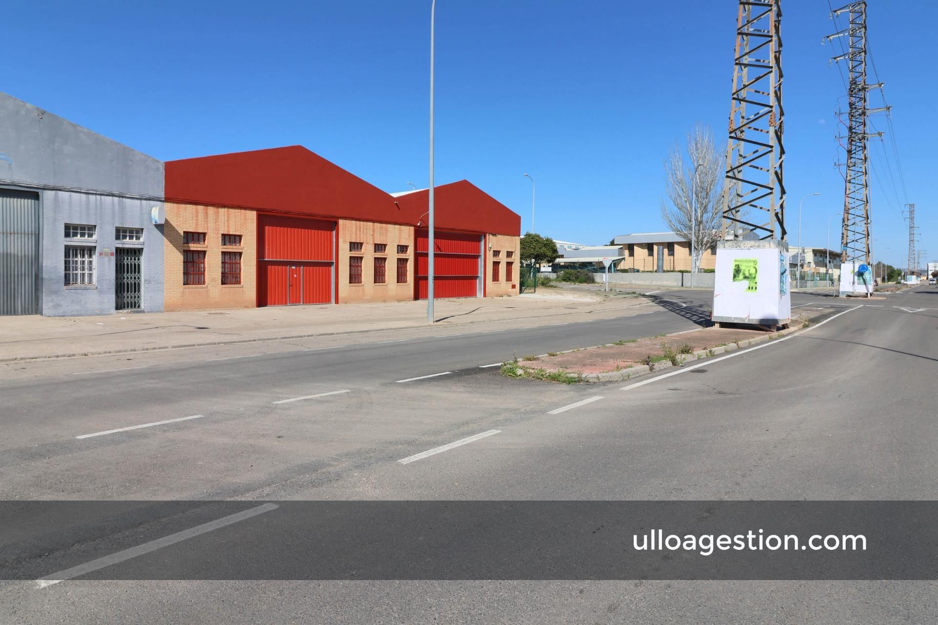 Vista exterior de Nau industrial de lloguer en Tudela