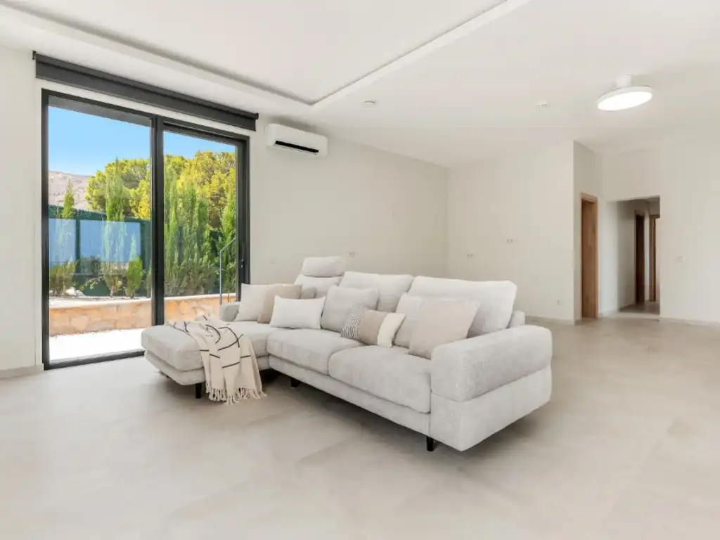 Living room of Houses for sale in El Campello  with Air Conditioner, Swimming Pool and Furnished