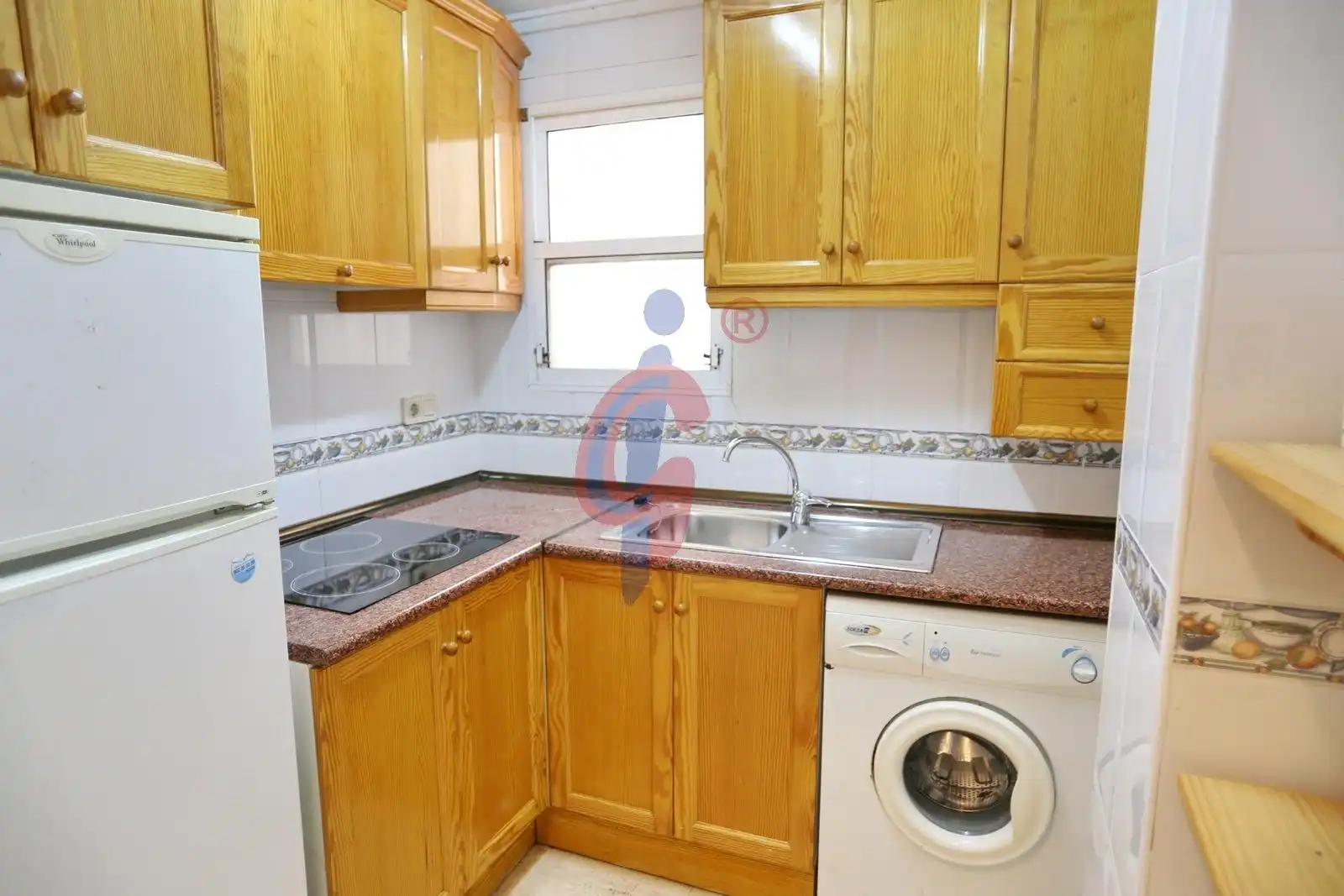 Cocina de Apartamento en venta en Guardamar del Segura con Aire acondicionado, Terraza y Amueblado