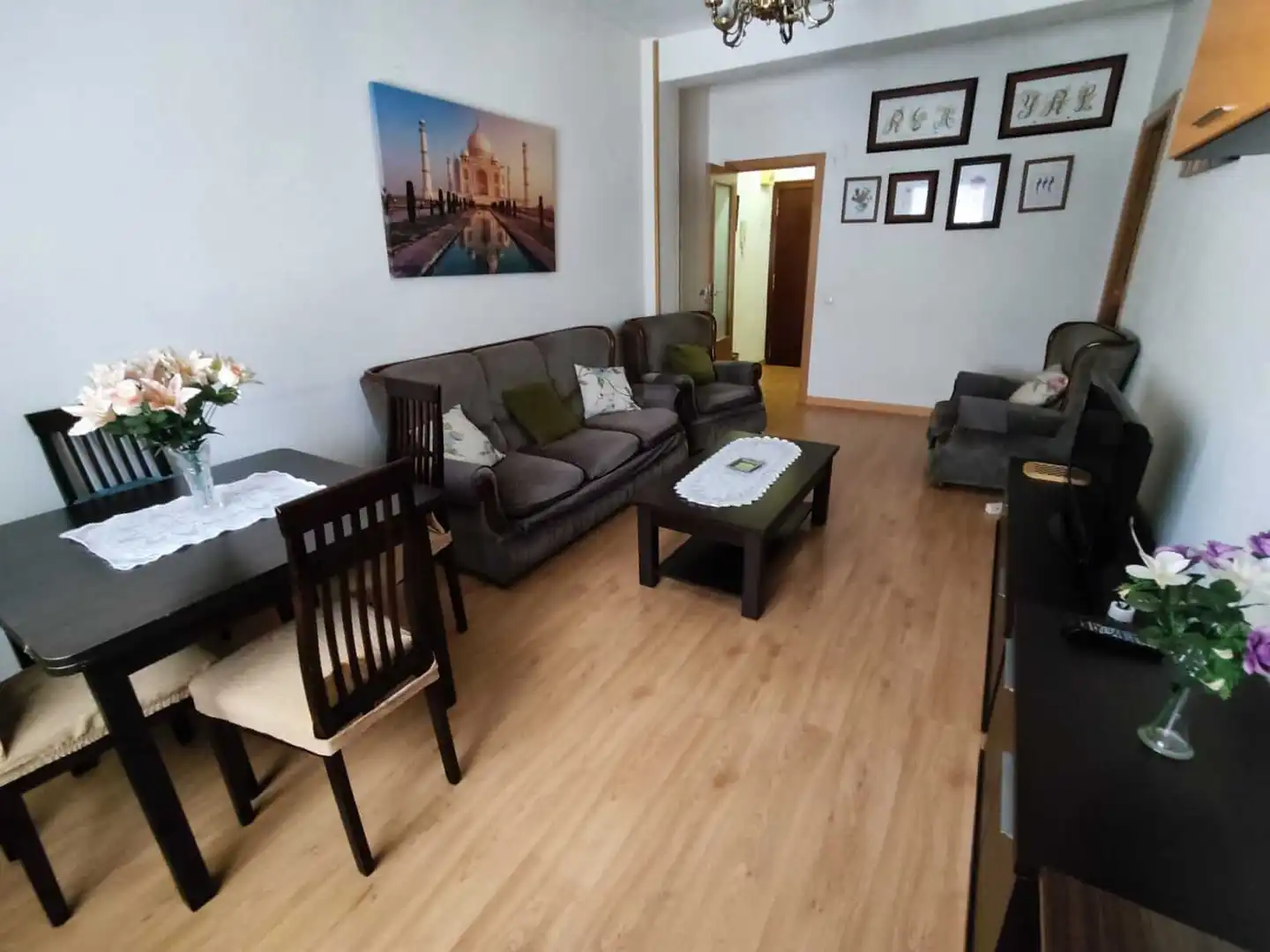 Wohnzimmer von Wohnung zur Miete in Salamanca mit Heizung, Möbliert und Waschmaschine
