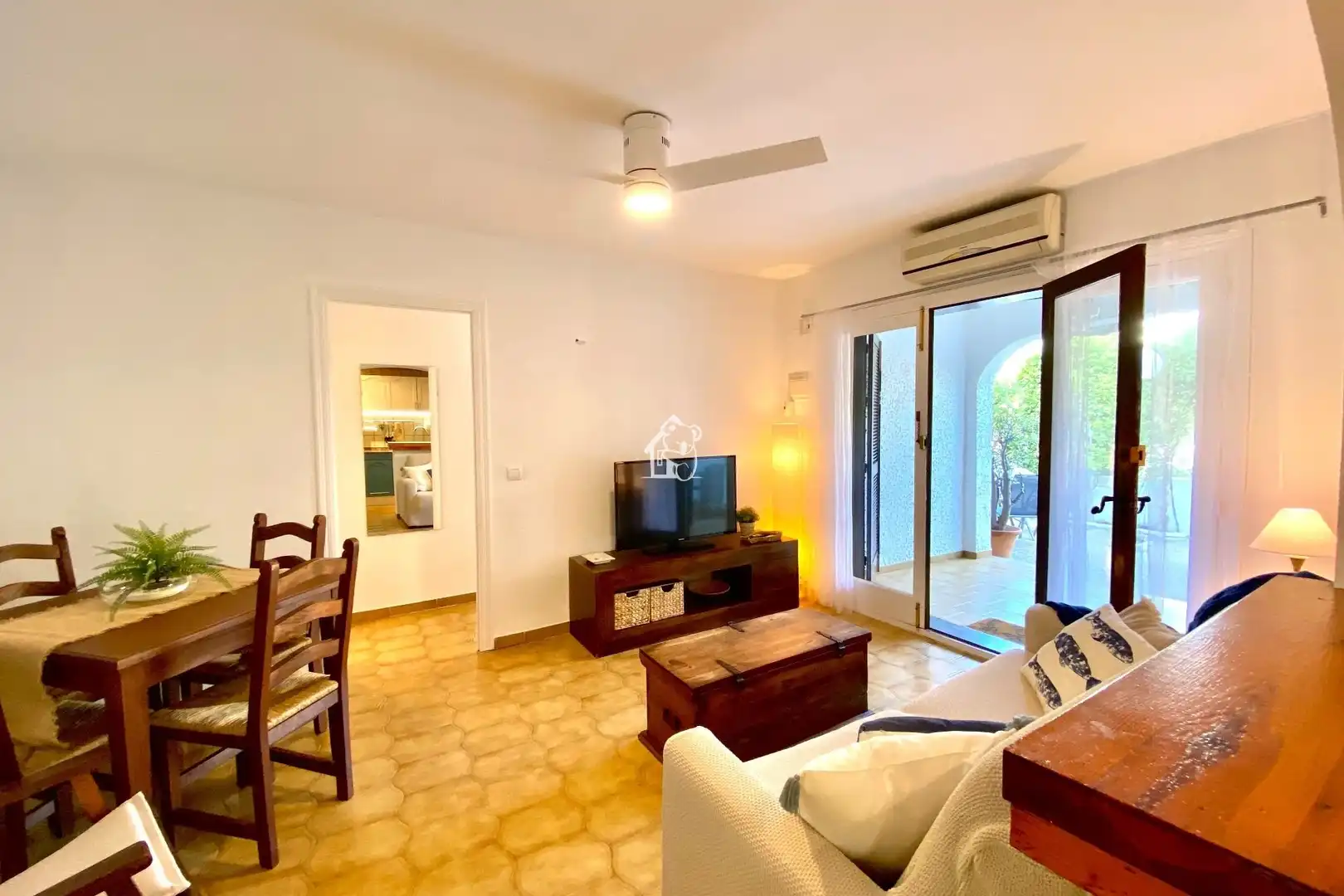 Living room of Flat for rent in Orihuela  with Air Conditioner, Terrace and Swimming Pool