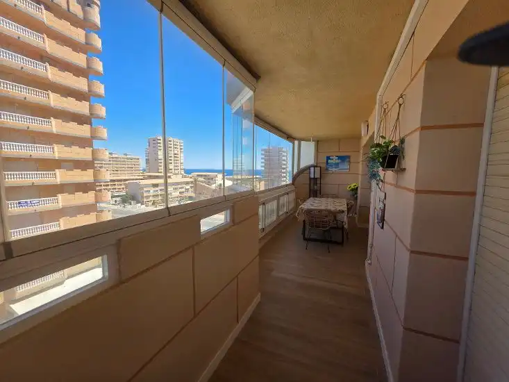 Balcony of Flat for sale in La Manga del Mar Menor  with Furnished, Alarm and Community pool