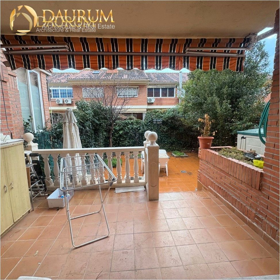 Terrace of Single-family semi-detached for sale in Alcalá de Henares  with Air Conditioner, Storage room and Swimming Pool