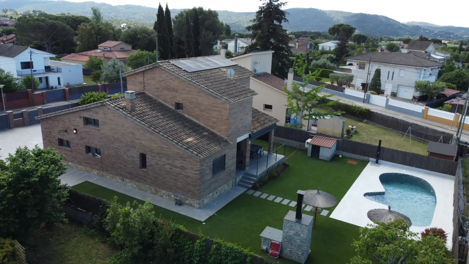 Garden of Houses for sale in Sant Antoni de Vilamajor  with Air Conditioner, Heating and Private garden