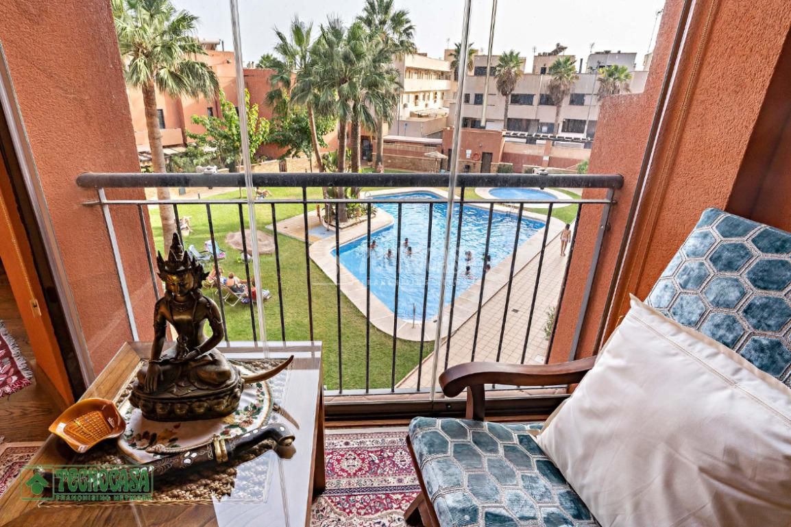 Bedroom of Flat for sale in Roquetas de Mar  with Air Conditioner, Heating and Terrace
