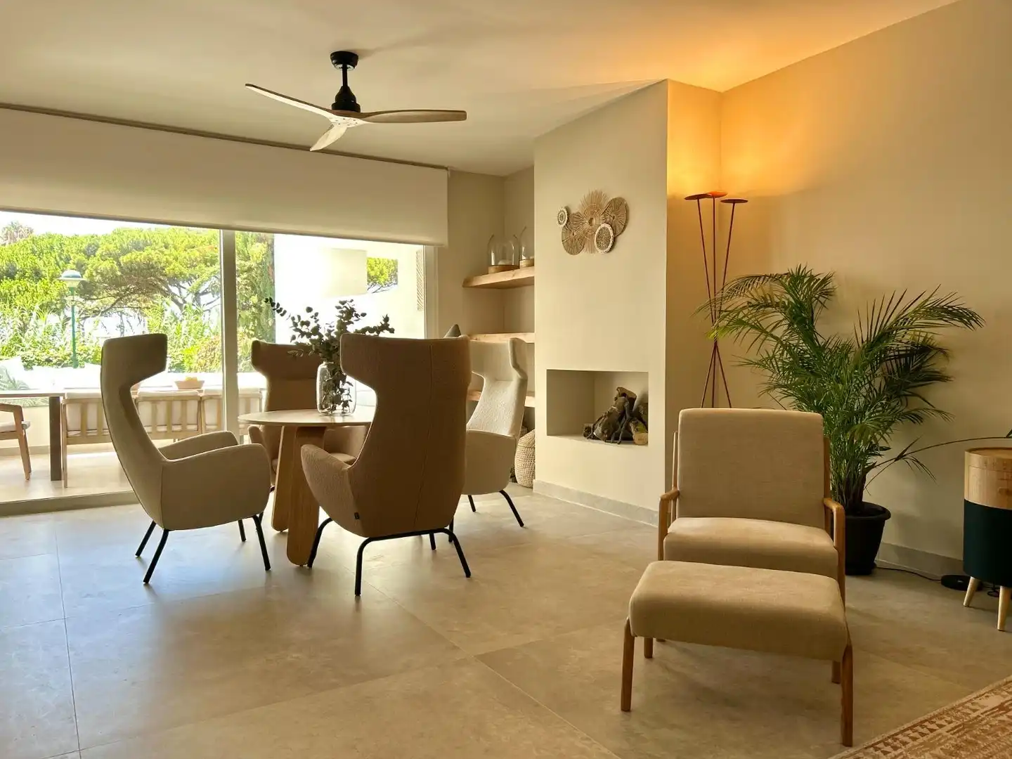 Living room of Apartments for sale in Marbella  with Air Conditioner, Heating and Private garden