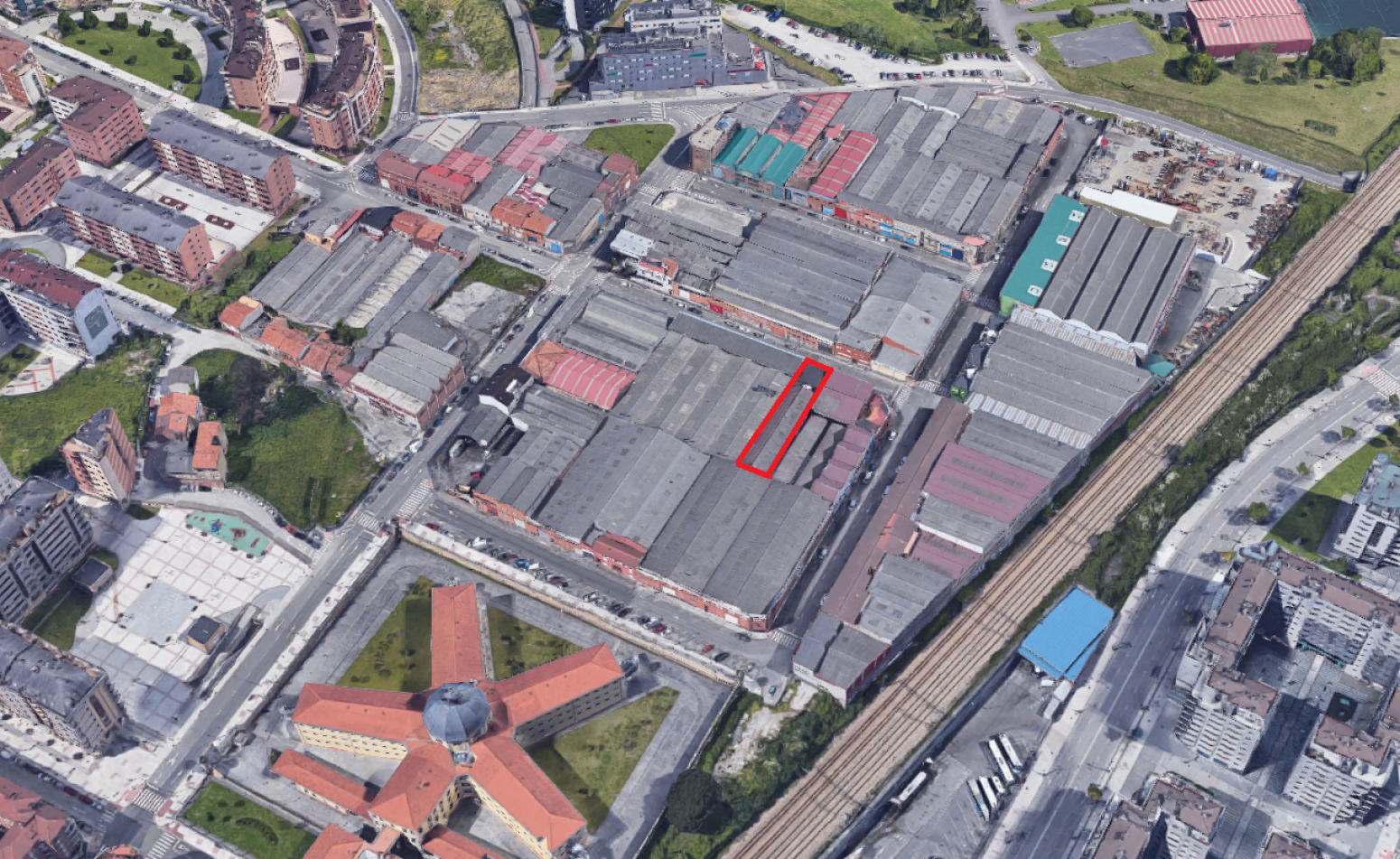Exterior view of Industrial buildings for sale in Oviedo 