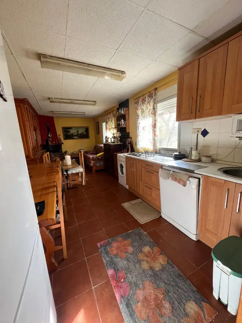 Cocina de Finca rústica en venta en Zaragoza con Aire acondicionado, Calefacción y Jardín privado
