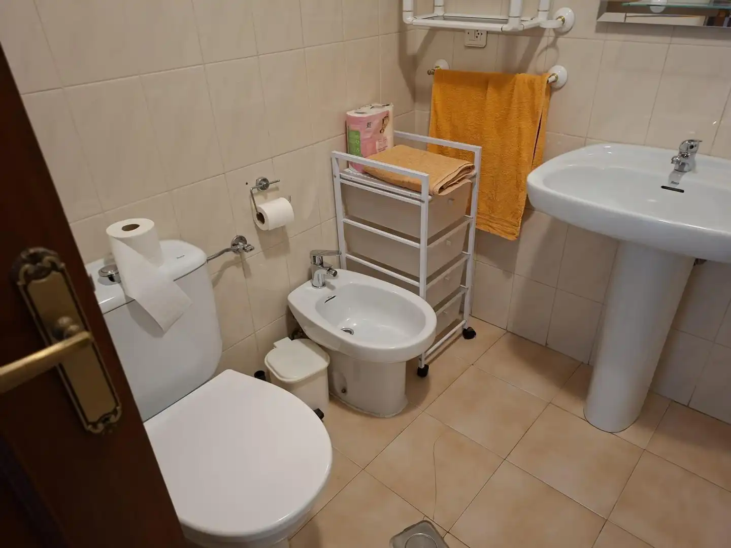 Badezimmer von Wohnung zur Miete in Ciudad Real mit Klimaanlage, Heizung und Terrasse