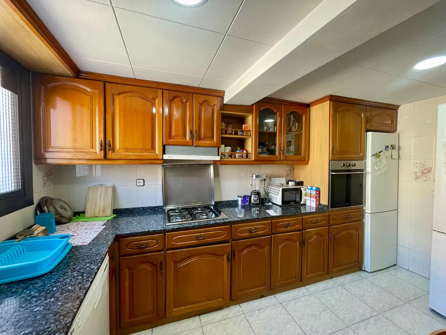 Kitchen of Flat for sale in Badalona  with Heating and Balcony