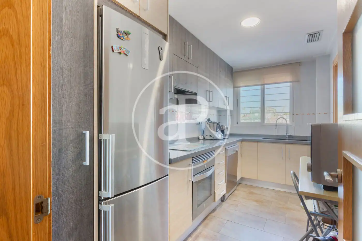 Cocina de Casa adosada en venta en Burriana / Borriana con Aire acondicionado, Calefacción y Jardín privado