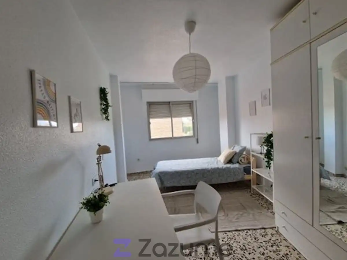 Schlafzimmer von Wohnung zur Miete in Murcia mit Klimaanlage, Möbliert und Ofen