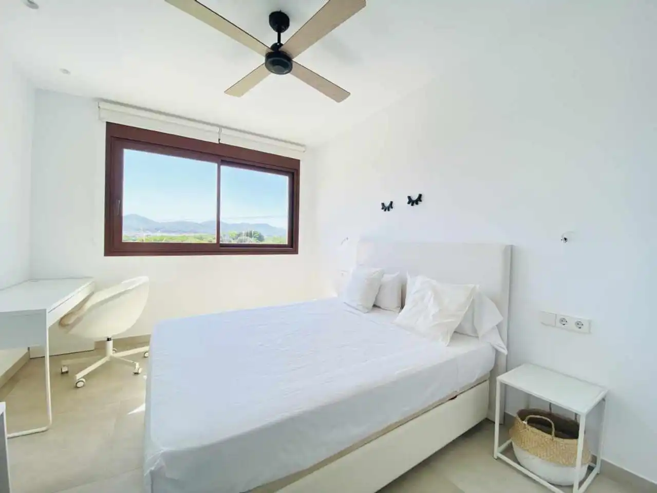 Habitación de Casa o chalet de alquiler en Santa Eulària des Riu con Aire acondicionado, Terraza y Piscina