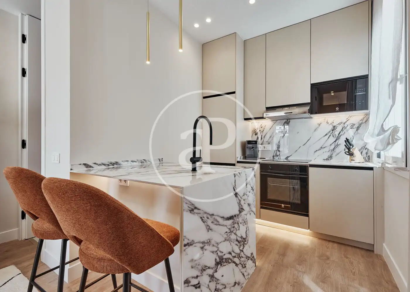 Kitchen of Flat for sale in Madrid  with Air Conditioner, Heating and Terrace