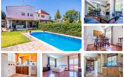 Exterior view of Single-family semi-detached for sale in Tomares  with Terrace and Swimming Pool