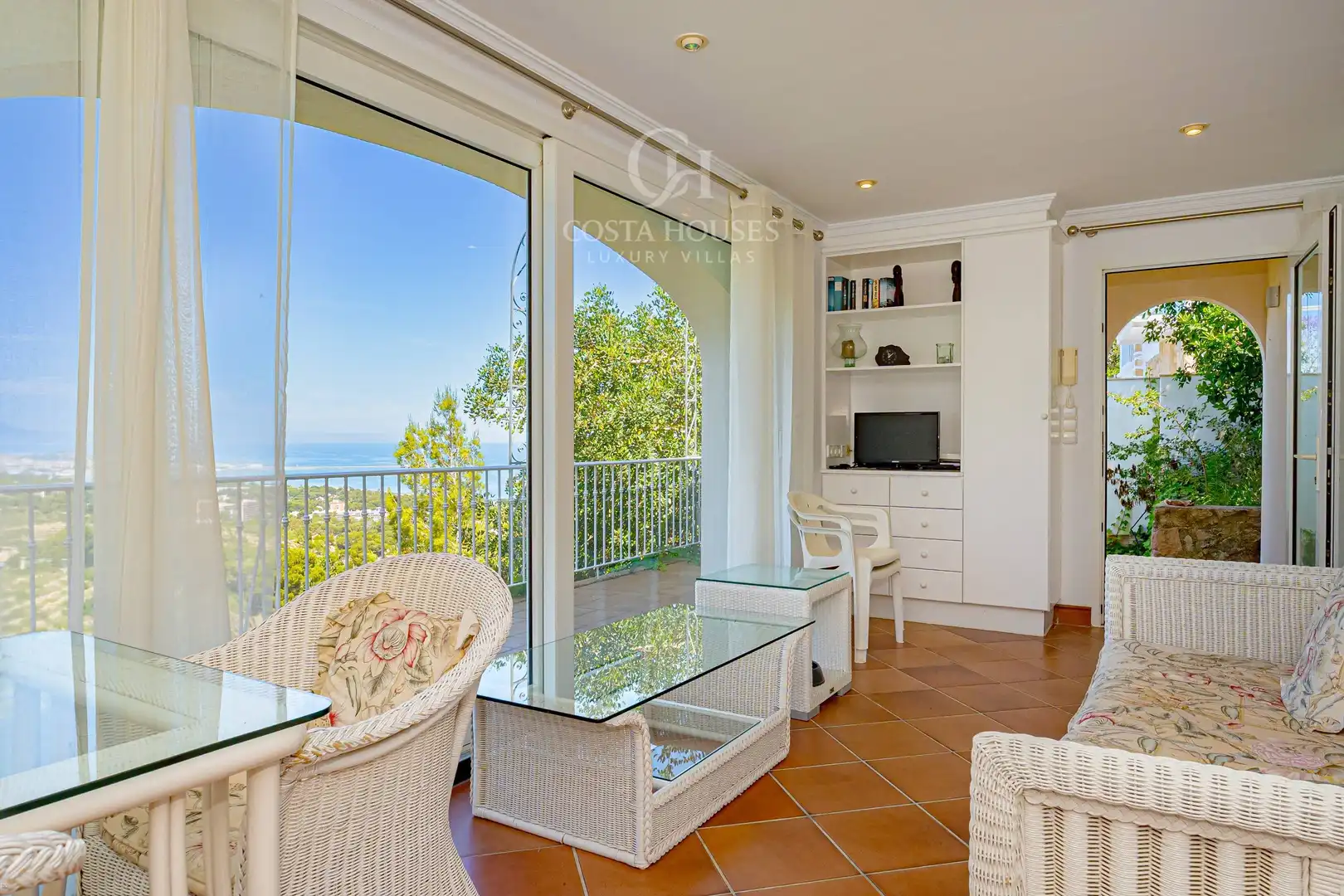 Balcony of Houses for sale in Dénia  with Air Conditioner, Heating and Private garden