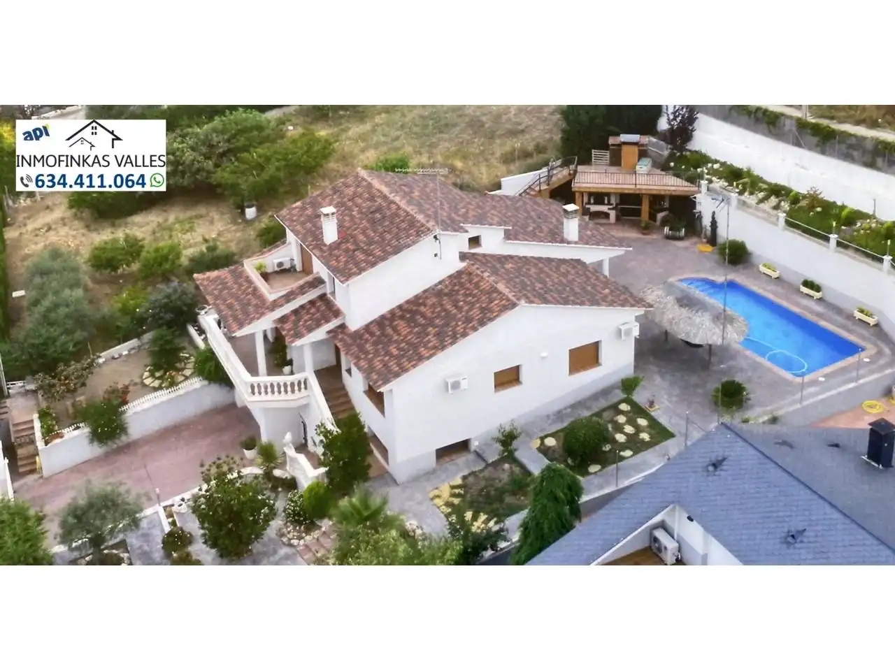 Vista exterior de Casa o chalet en venta en Lliçà de Vall con Aire acondicionado, Calefacción y Jardín privado