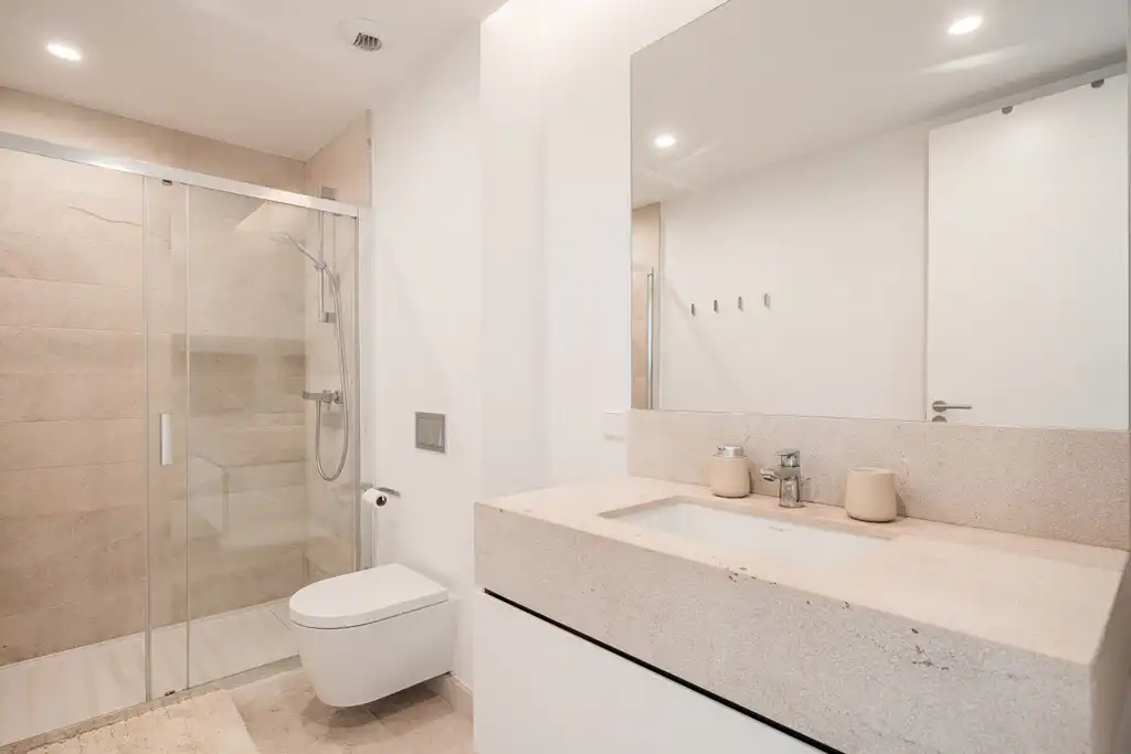 Bathroom of Detached homes for sale in Calvià  with Air Conditioner, Private garden and Terrace