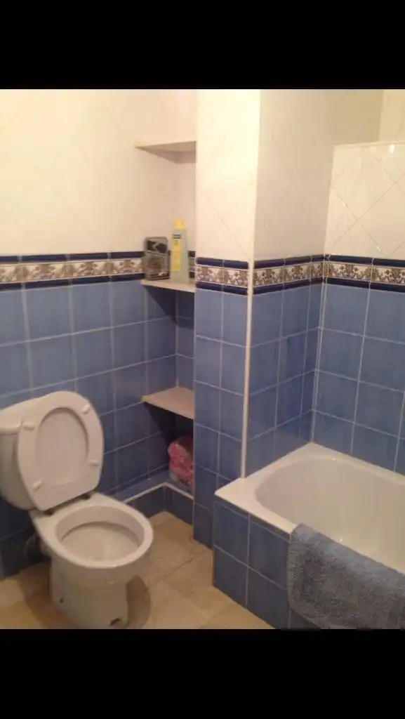 Badezimmer von Wohnung zur Miete in  Palma de Mallorca mit Möbliert, Waschmaschine und Balkon