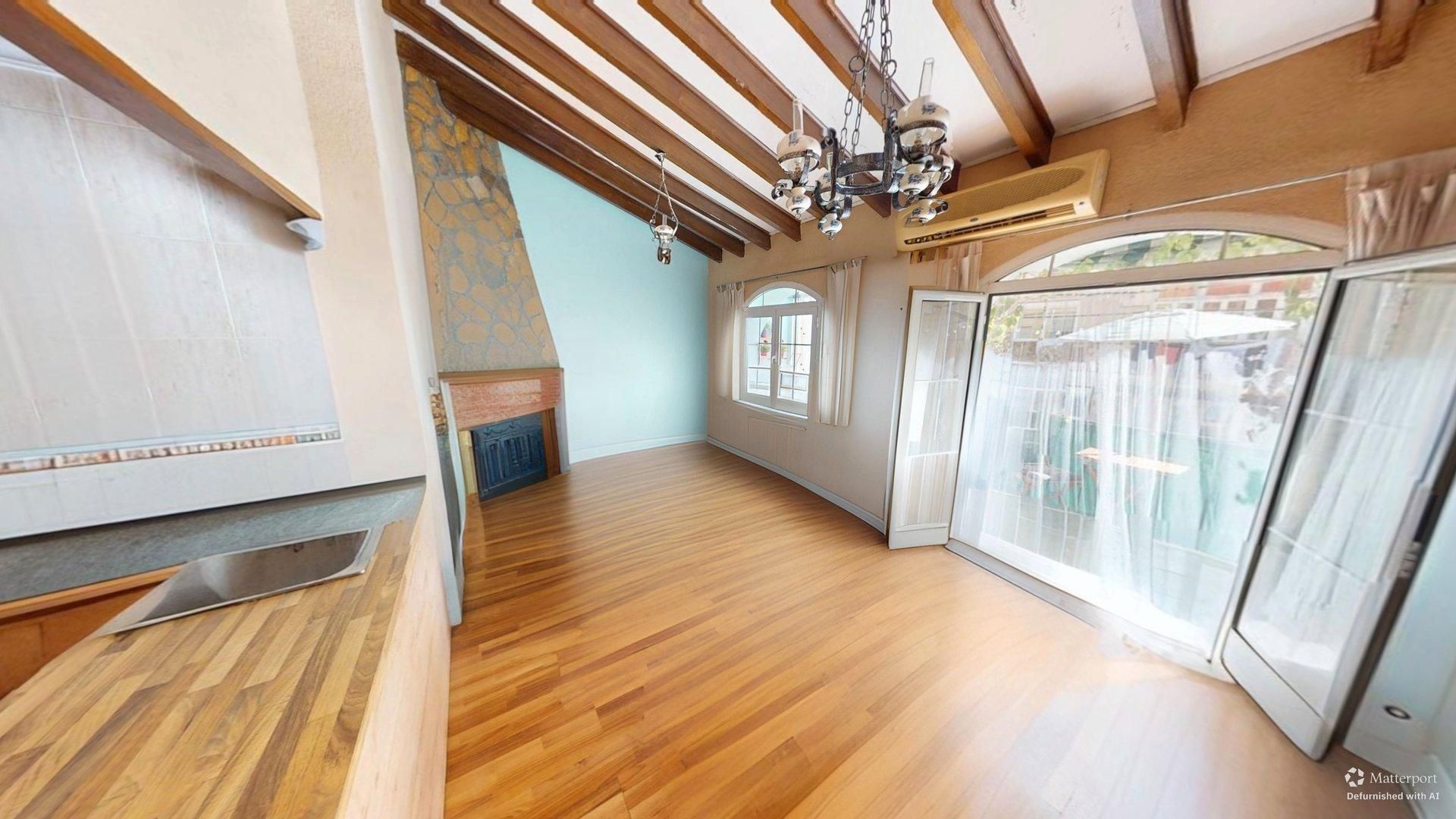 Sala d'estar de Àtic en venda en Alcoy / Alcoi amb Aire condicionat, Calefacció i Parquet