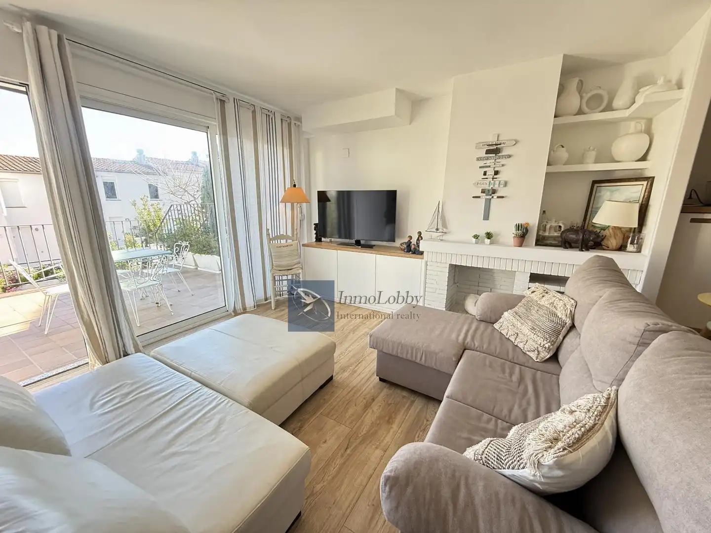Sala d'estar de Casa o xalet de lloguer en Sant Feliu de Guíxols amb Aire condicionat, Calefacció i Terrassa