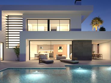 Chalet de obra nueva con piscina en venta en N/A