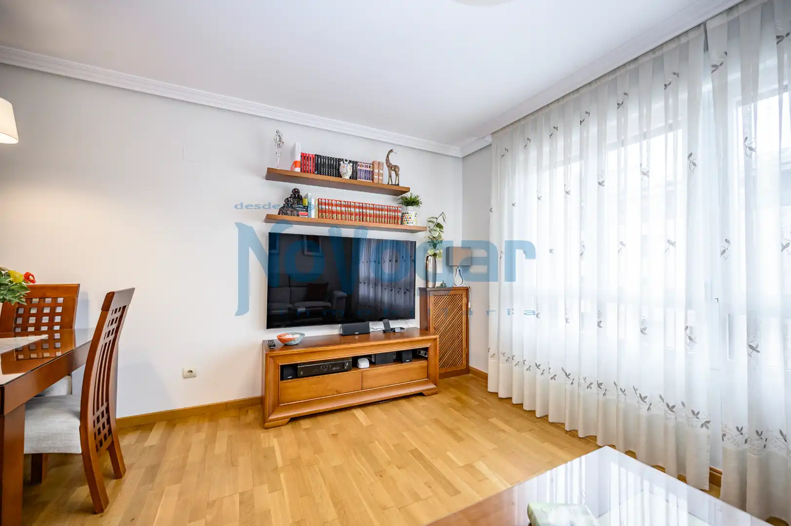 Living room of Flat for sale in Móstoles  with Air Conditioner, Heating and Parquet flooring