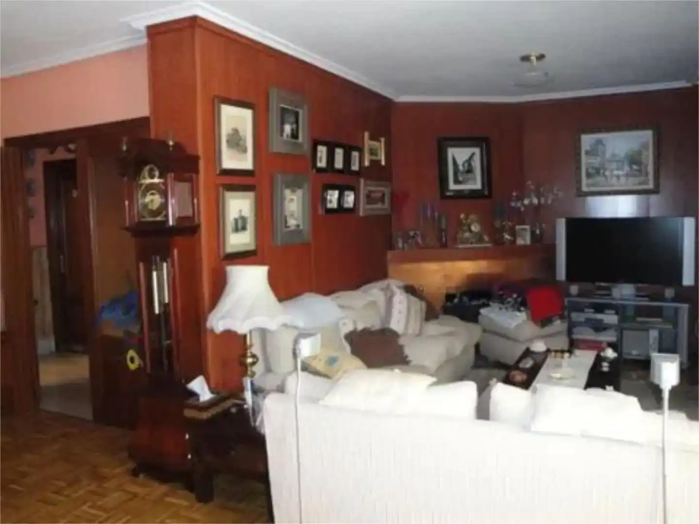 Sala d'estar de Casa adosada en venda en Piedrahíta amb Aire condicionat, Parquet i Traster