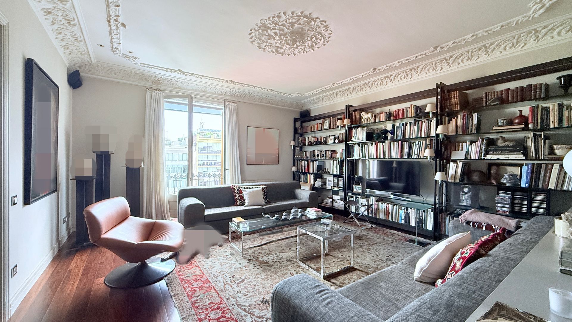 Living room of Flat to rent in  Barcelona Capital  with Air Conditioner, Heating and Furnished