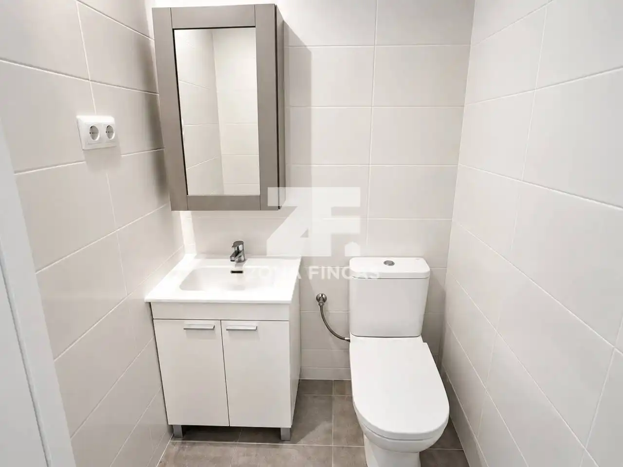 Badezimmer von Wohnung zum Verkauf in Badalona mit Klimaanlage, Heizung und Terrasse