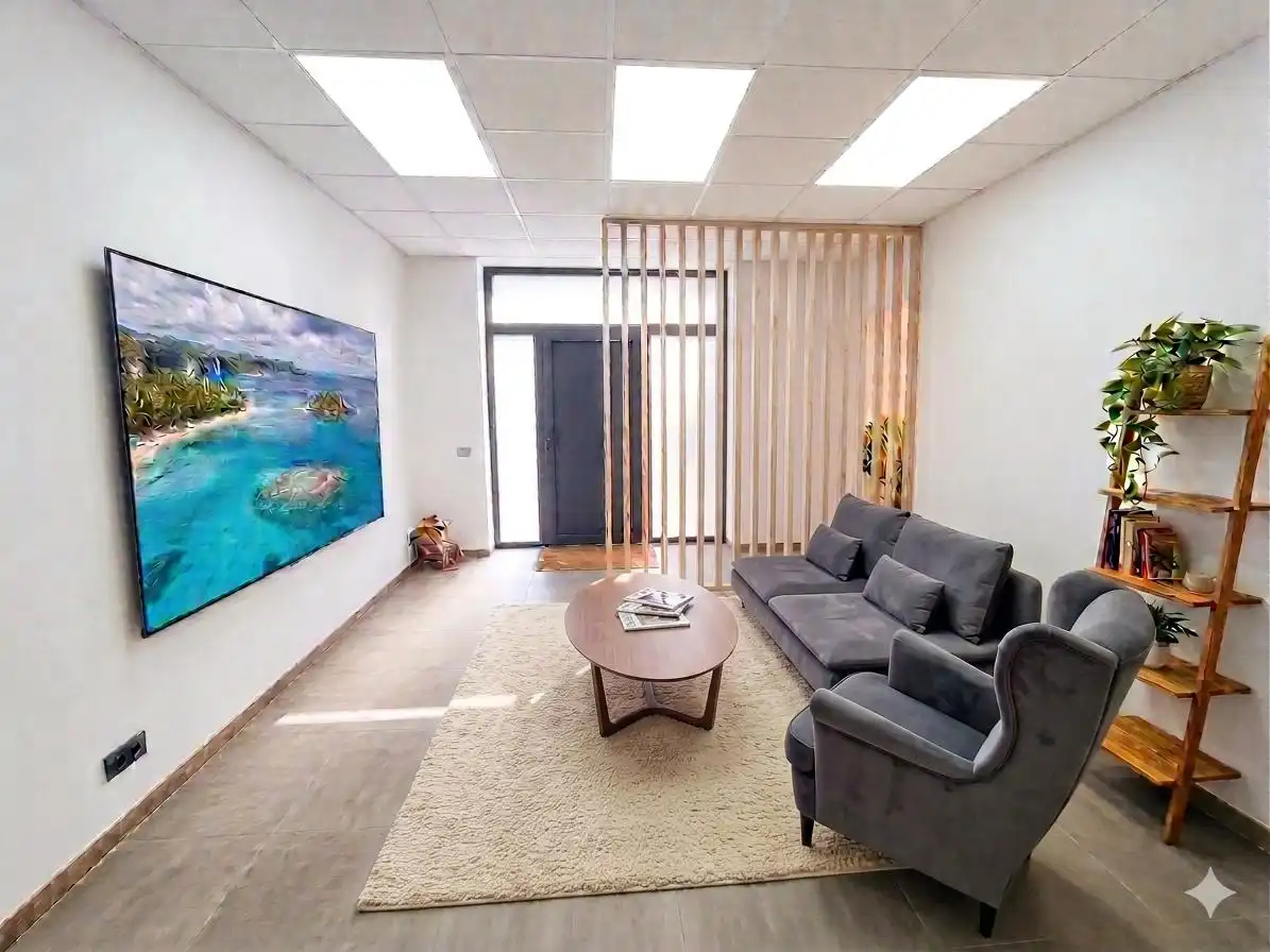 Living room of Houses for sale in Calella  with Air Conditioner, Heating and Parquet flooring