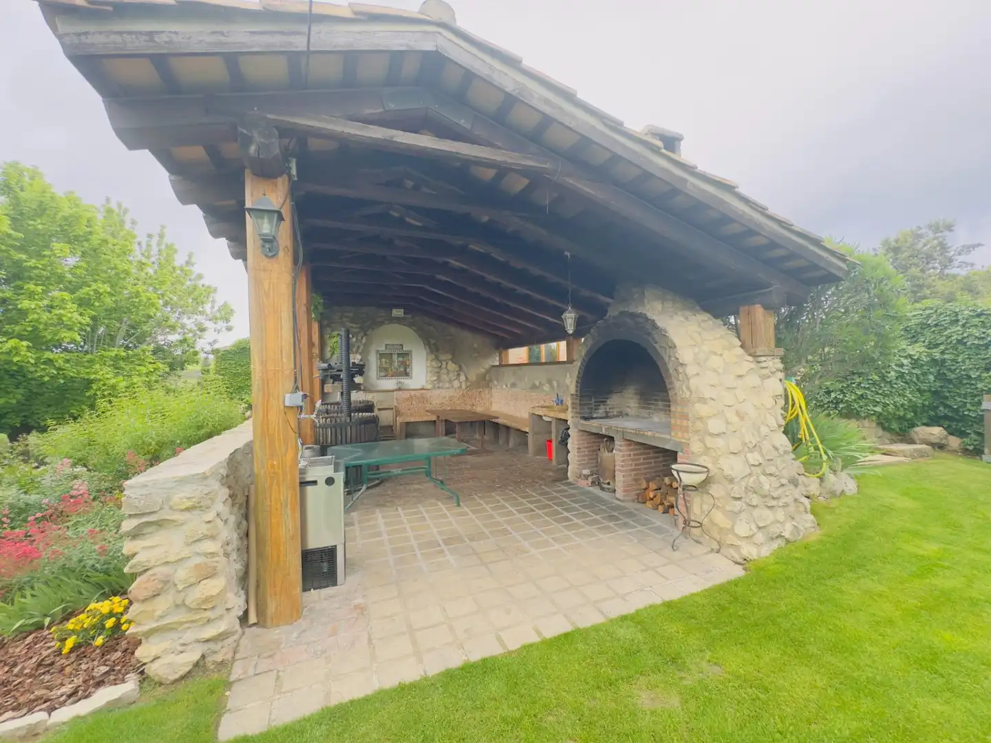 Terraza de Finca rústica en venta en Sant Sadurní d'Anoia con Aire acondicionado, Jardín privado y Terraza
