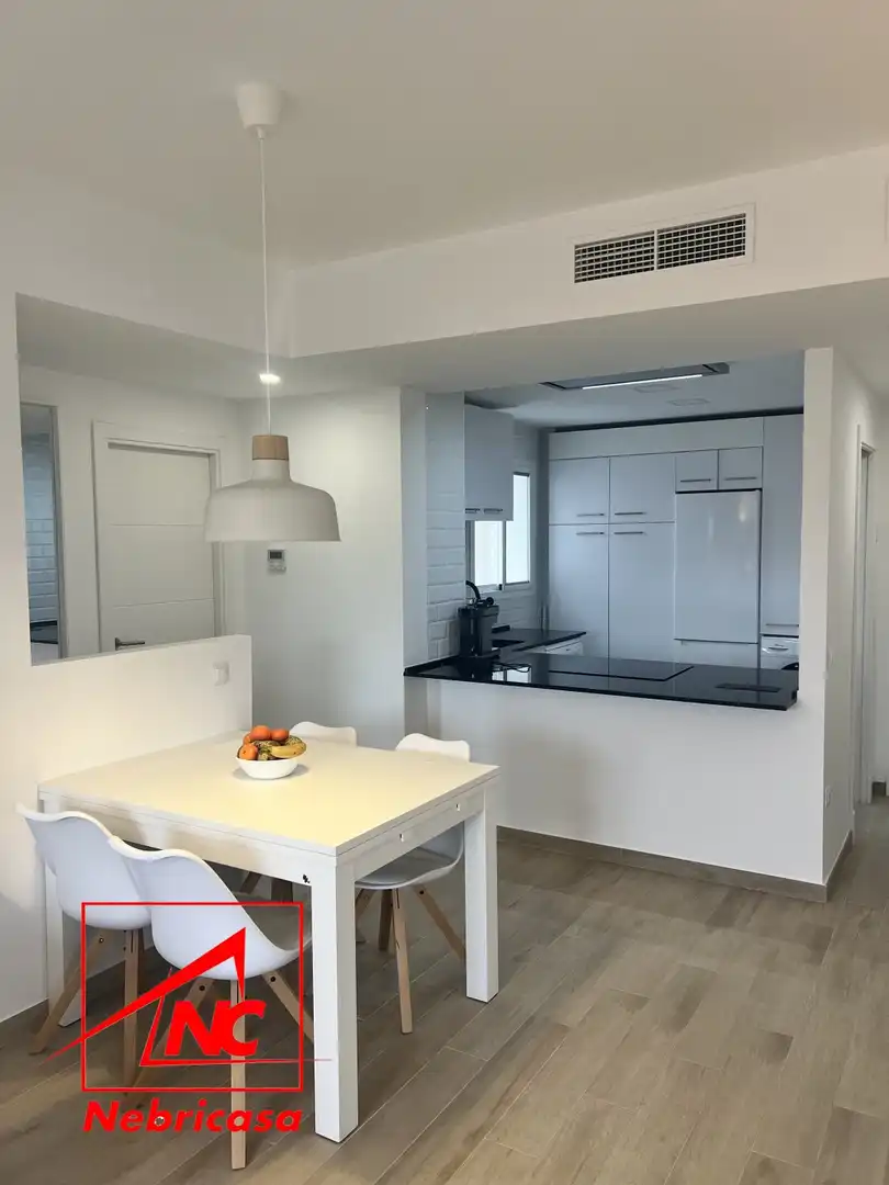 Küche von Wohnung zur Miete in Chipiona mit Klimaanlage, Terrasse und Schwimmbad
