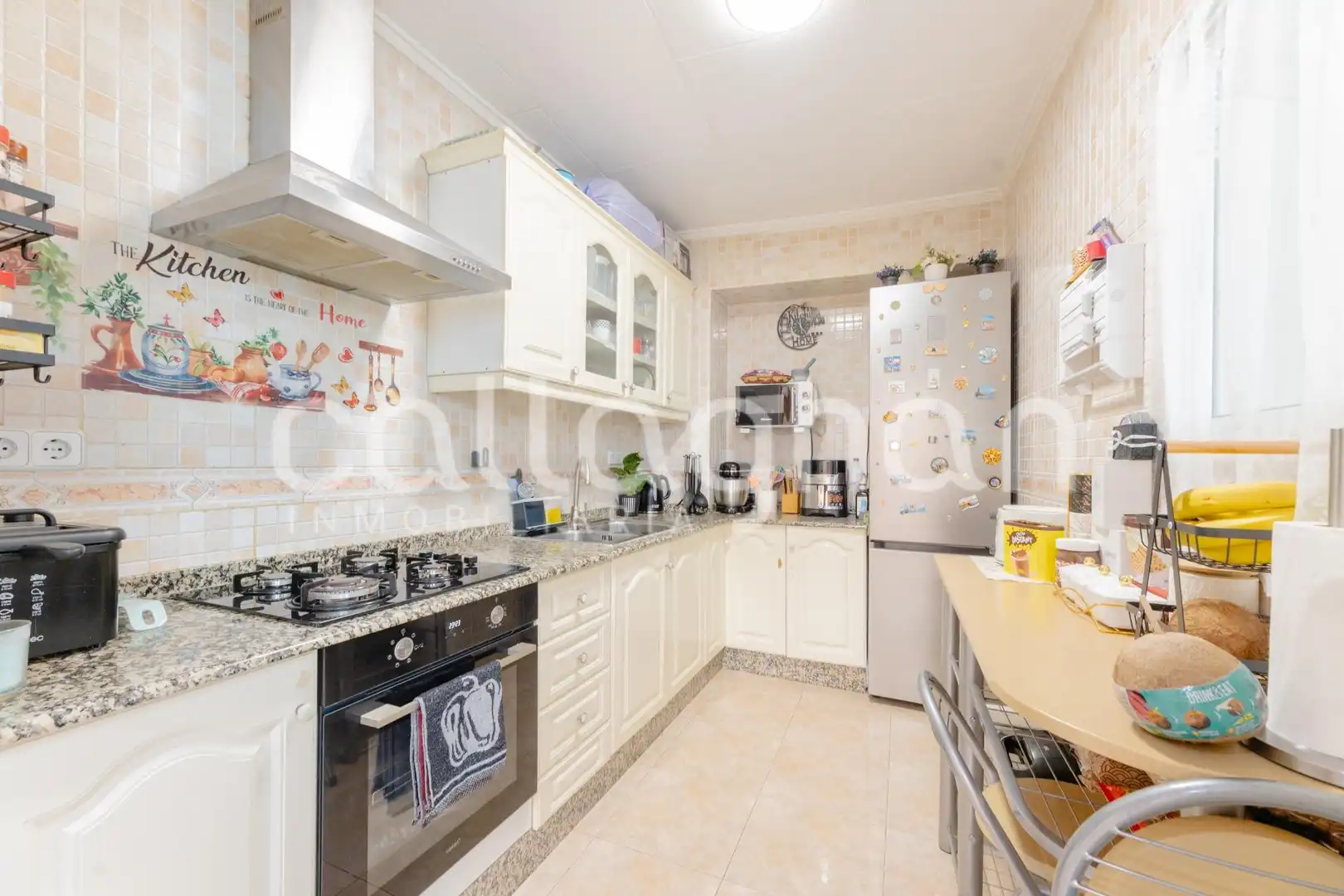 Kitchen of Flat for sale in Silla  with Air Conditioner, Terrace and Furnished