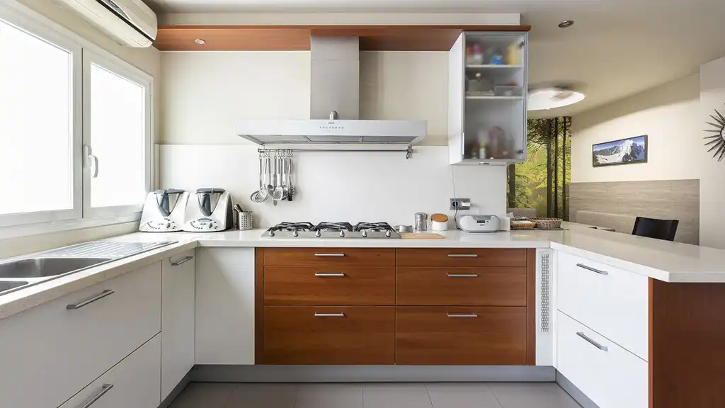 Cocina de Apartamento en venta en Barcelona con Aire acondicionado, Parquet y Terraza