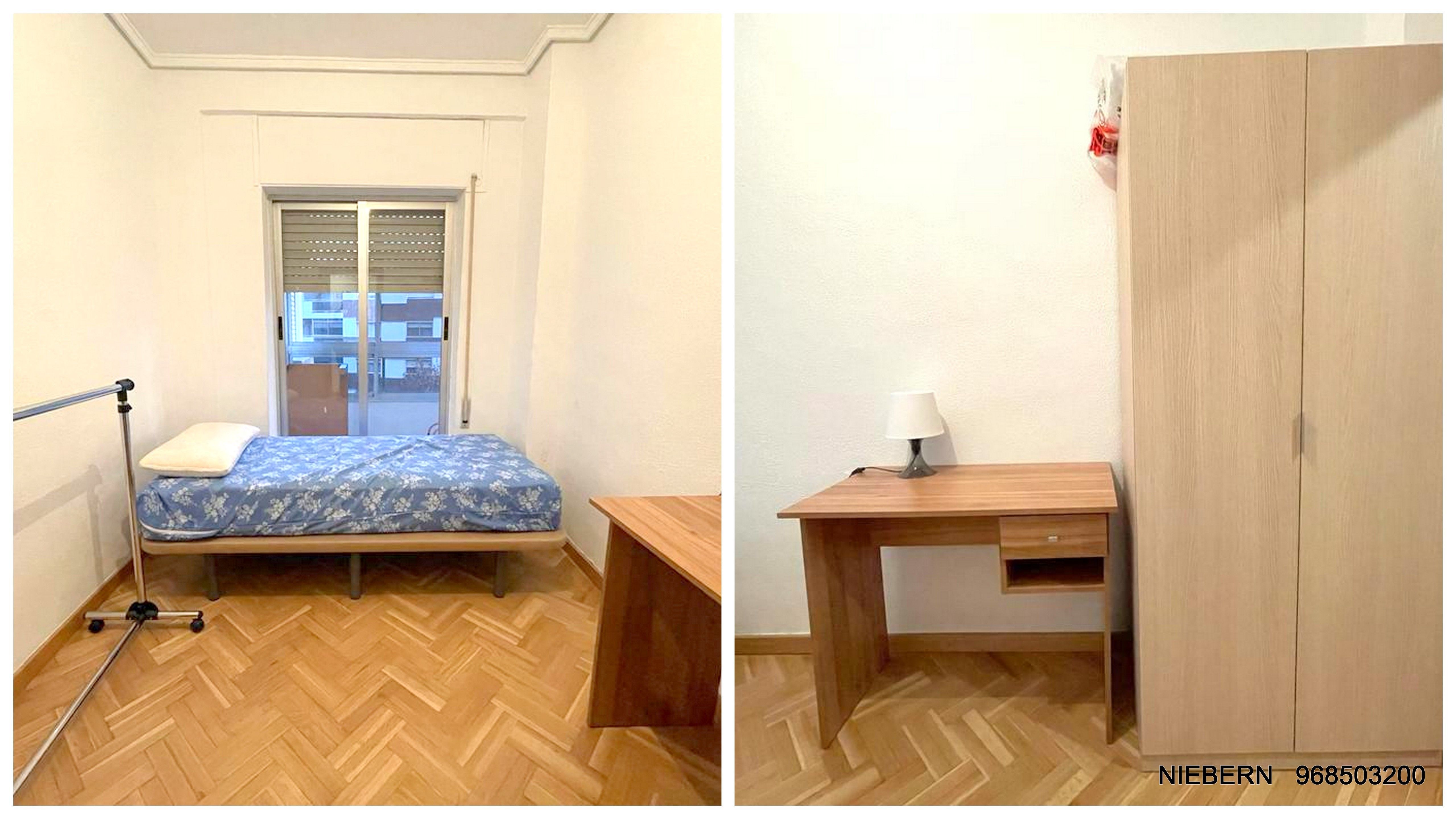 Bedroom of Flat to rent in Cartagena  with Parquet flooring, Furnished and Oven