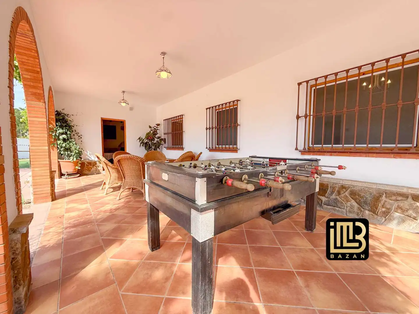 Terrasse von Wohnung zum Verkauf in El Borge mit Klimaanlage, Heizung und Privatgarten