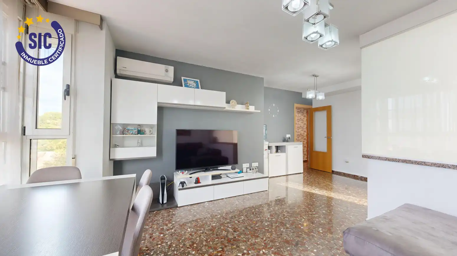 Sala d'estar de Pis en venda en Camí Reial 
