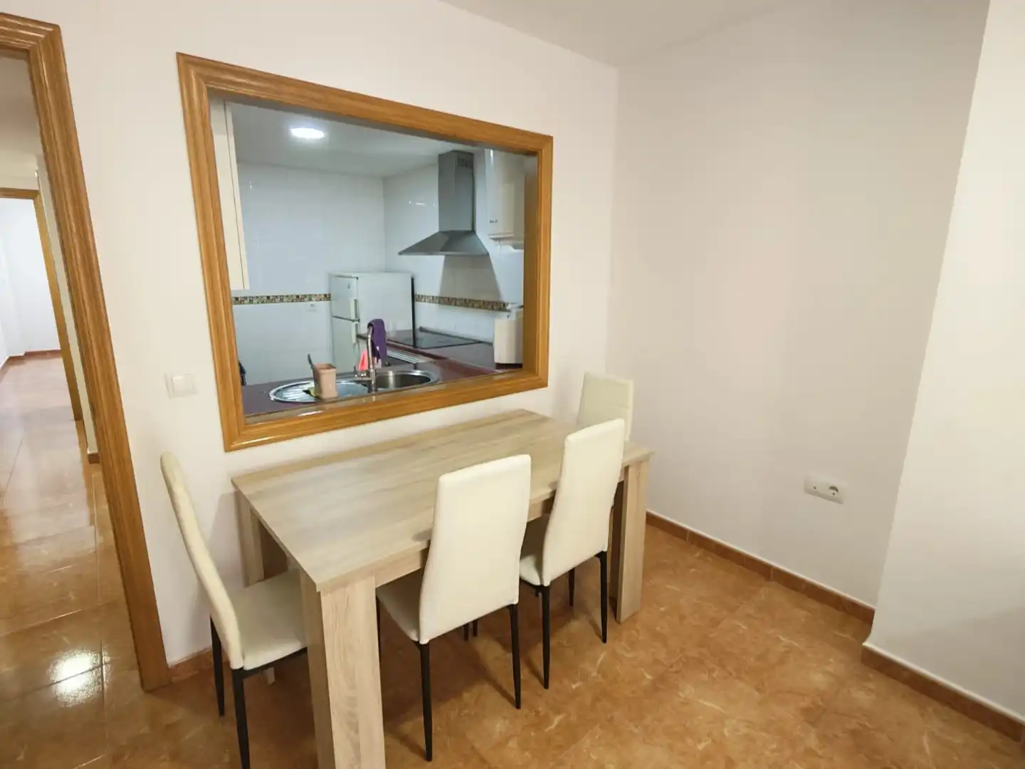 Comedor de Piso de alquiler en Murcia con Aire acondicionado, Calefacción y Lavadora